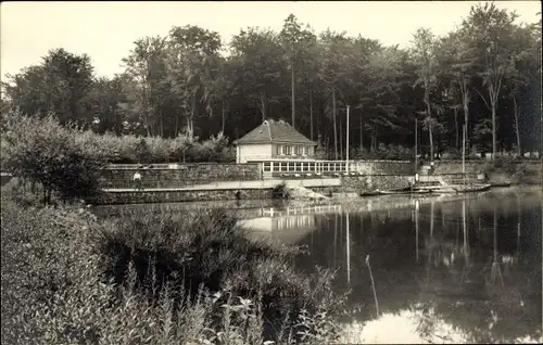 Foto Ak Aachen in Nordrhein Westfalen, Wasserpartie