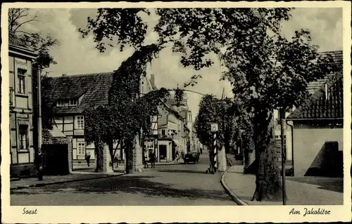 Ak Soest in Nordrhein Westfalen, Am Jakobitor