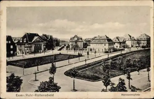 Ak Rüttenscheid Essen Ruhrgebiet, Hermannsplatz