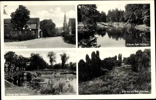 Ak Hullern Haltern am See, Gasthof zur Heide, Stever, Heide