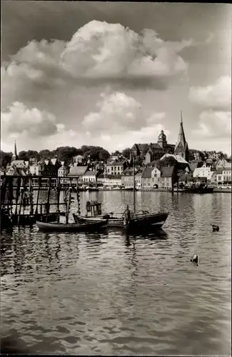 Ak Flensburg in Schleswig Holstein, Hafen