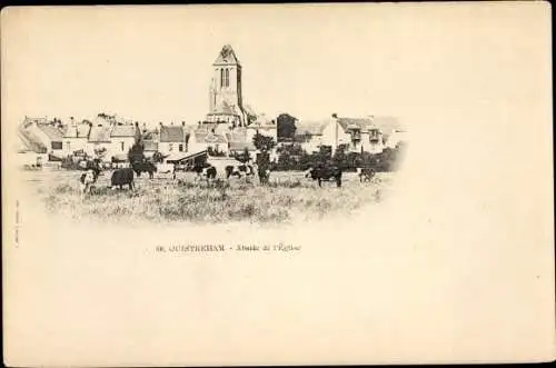 Ak Ouistreham Calvados, Abside de l'Eglise