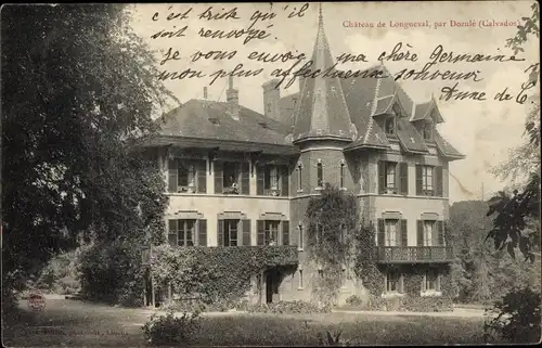 Ak Dozulé Calvados, Chateau de Longueval