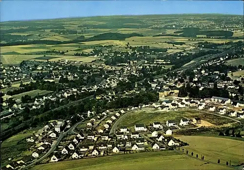 Ak Oberkotzau an der Saale, Ostteil, Luftbild