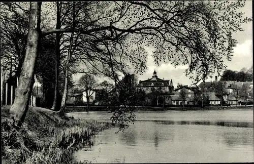 Ak Reinfeld in Schleswig Holstein, Blick auf das Rathaus