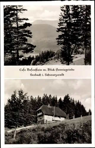 Ak Seebach in Baden Schwarzwald, Café Bofenstein, Hornisgrinde