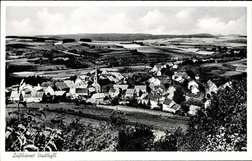 Ak Stadtkyll in der Eifel, Panoramablick