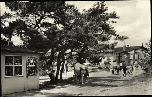 Ak Ostseebad Dierhagen, Ladenstraße am Strand