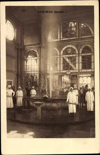 Ak Karlovy Vary Karlsbad Stadt, Sprudel