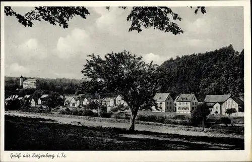 Ak Ziegenberg Oder Mörlen, Blick auf Ortschaft