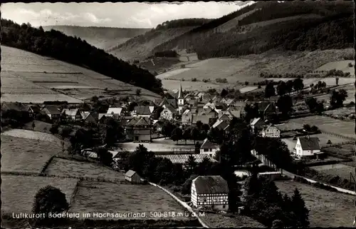 Ak Bödefeld Schmallenberg im Sauerland, Gesamtansicht