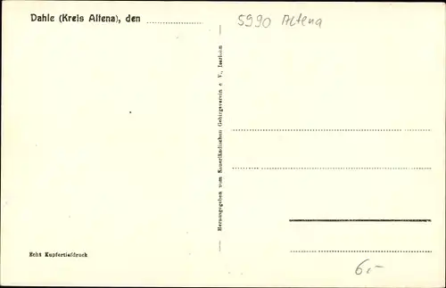 Ak Neuenrade, Ehrenmal, Kohlberghaus, Gebirgsverein, Kohlberg