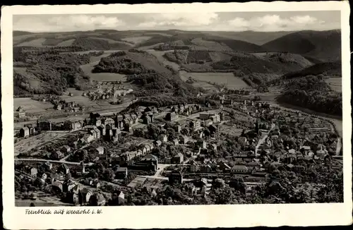 Ak Werdohl im Sauerland, Luftaufnahme