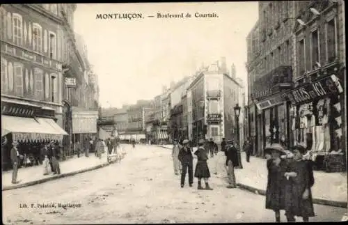 Ak Montluçon Allier, Boulevard de Courtais