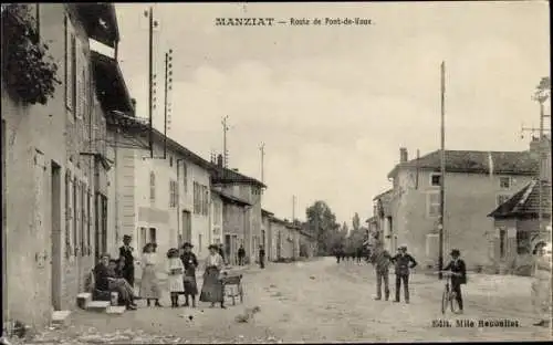 Ak Manziat Ain, Route du Pont de Vaux