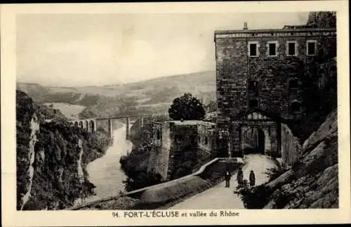 Ak Léaz Ain, Fort l'Écluse, Vallee du Rhone