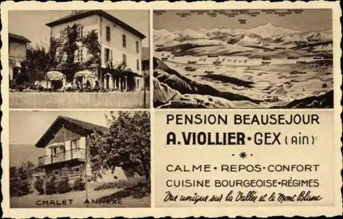 Ak Gex Ain, Pension Beausejour, Propr. A. Viollier, Châlet Annexe