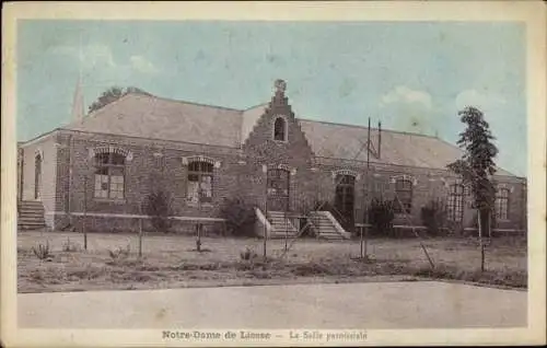 Ak Notre Dame de Liesse Aisne, La Salle paroissiale