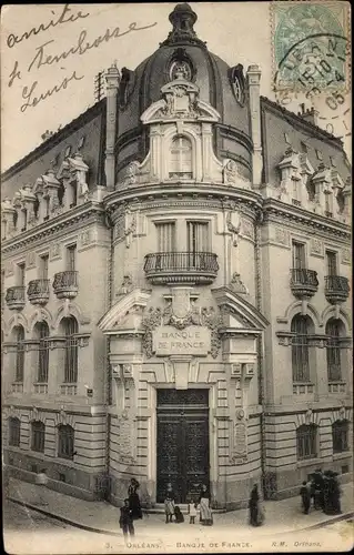Ak Orléans Loiret, La Banque de France