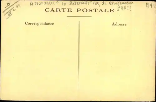 Ak Paris IX. Arrondissement Opéra, Trinite, Provence, Regional, Assurances la Poternelle