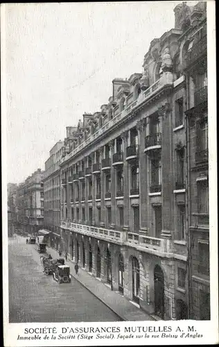 Ak Paris, Societe d'Assurances Mutuelles A. M., Immeuble de la Societe