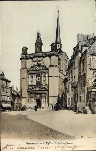 Ak Saumur Maine et Loire, L'Eglise de Saint Pierre