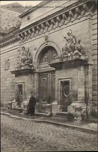 Ak Dijon Côte d'Or, Hotel du Commandement Militaire