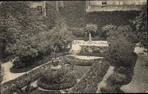 Foto Ak Paris III. Arrondissement Temple, Gartenanlagen