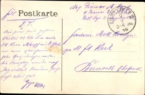 Ak Ochsenfurt am Main Unterfranken, Dorfpartie, Teichpartie, Gasthaus u. Ökonomiegut