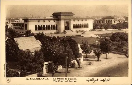 Ak Casablanca Marokko, Le Palais de Justice