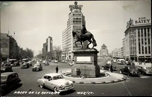 Foto Ak Mexiko Stadt, Paseo de la Reforma