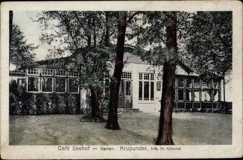 Ak Krupunder Halstenbek in Holstein, Cafe Seehof, Restaurant