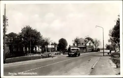 Ak Beerta Groningen Niederlande, Wilhelminaplein