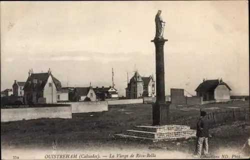 Ak Ouistreham Calvados, La Vierge de Riva Bella