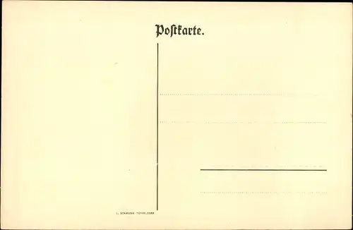 Künstler Ak Wegener, Franz, Gladbeck im Ruhrgebiet Westfalen, Kirche von der Kaiserstraße aus