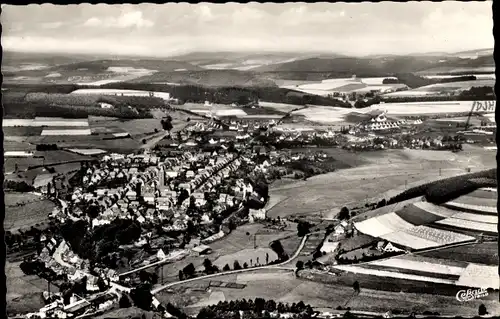 Ak Schmallenberg im Sauerland, Luftaufnahme