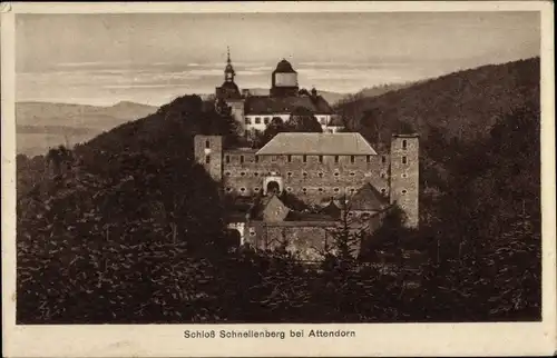 Ak Attendorn im Sauerland, Schloss Schnellenberg