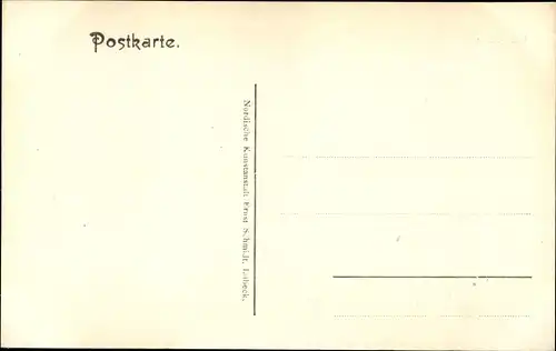 Ak Hansestadt Lübeck, Innenansicht Domkirche, Retabel, Kruzifix, Kanzel, Epitaphe