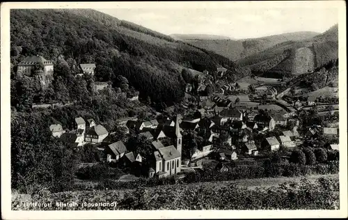 Ak Bilstein Lennestadt im Sauerland, Teilansicht mit Kirche