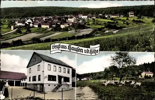 Ak Hausen vor der Höhe Schlangenbad im Taunus Hessen, Gesamtansicht, Gaststätte Rheingauer Hof