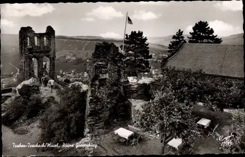 Ak Traben Trarbach an der Mosel, Ruine Greuenburg