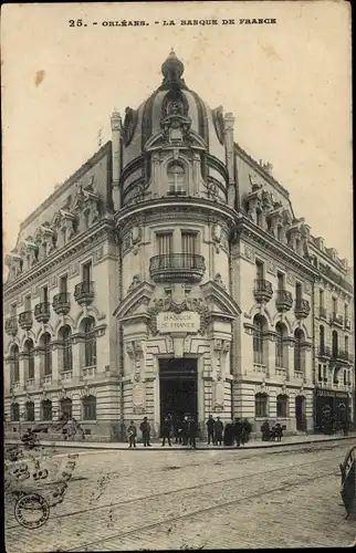 Ak Orléans Loiret, La Banque de France