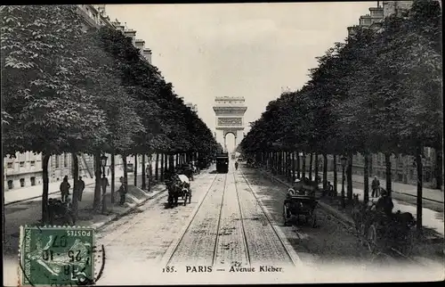 Ak Paris XVI. Arrondissement Passy, Avenue Kleber