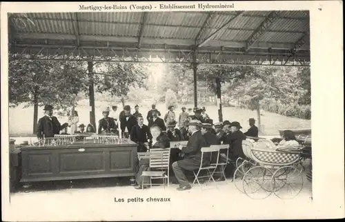 Ak Martigny les Bains Lothringen Vosges, Le Petits chevaux