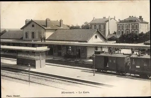 Ak Mirecourt Lothringen Vosges, La Gare