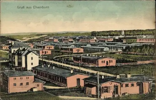 Ak Elsenborn Bütgenbach Wallonien Lüttich, Blick auf die Stadt
