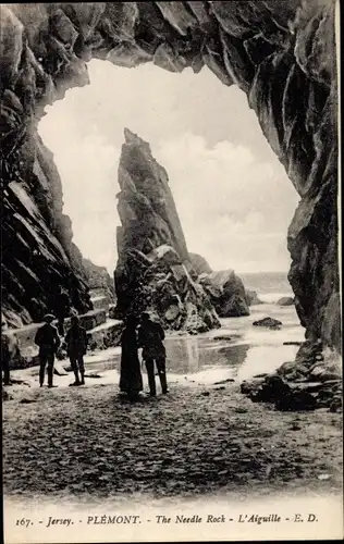 Ak Plemont Kanalinsel Jersey, L'Aiguille, Needle Rock