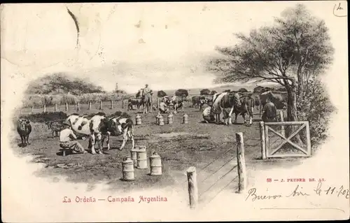 Ak Argentinien, La Ordena, Campana Argentina