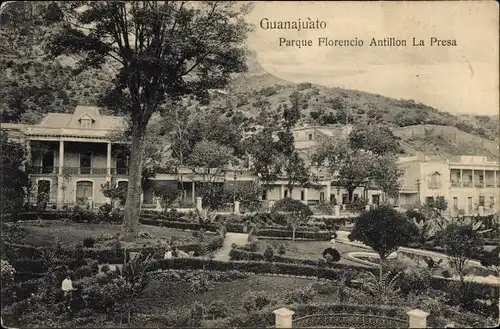 Ak Guanajuato Mexiko, Parque Florencio Antillon La Presa