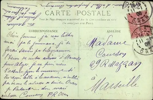 Ak Oran Algerien, Fete Arabe au Village negre